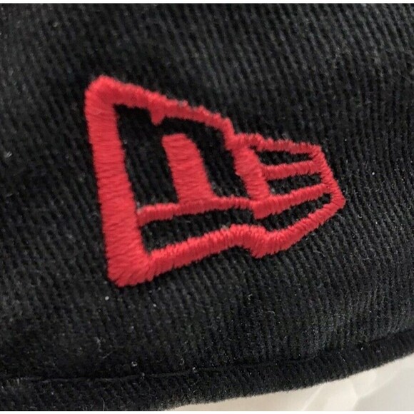 Miami Heat NBA Ball Cap 9Fifty Hardwood Classics 3D Logo  Black Red SnapBack Hat - Picture 9 of 13